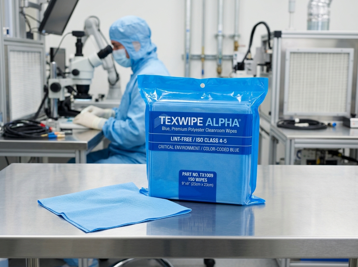 Blue Lint Free Cloth